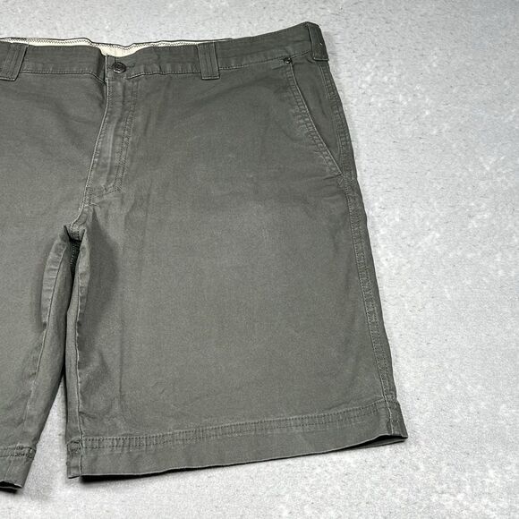 Columbia Shorts Mens Size 40 Green Flat Front Zipper Pockets Inseam 9 in - Picture 5 of 12